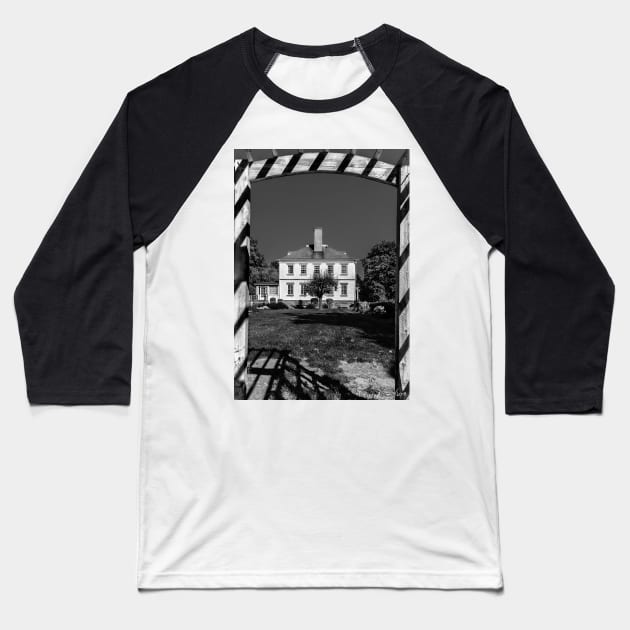 Prescott House in B & W Baseball T-Shirt by kenmo